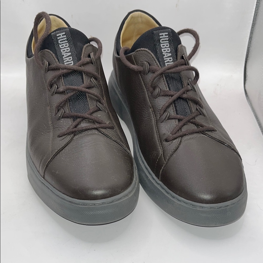 Chocolate Brown Casual Sneakers with Leather Upper